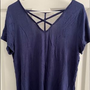 criss cross tee